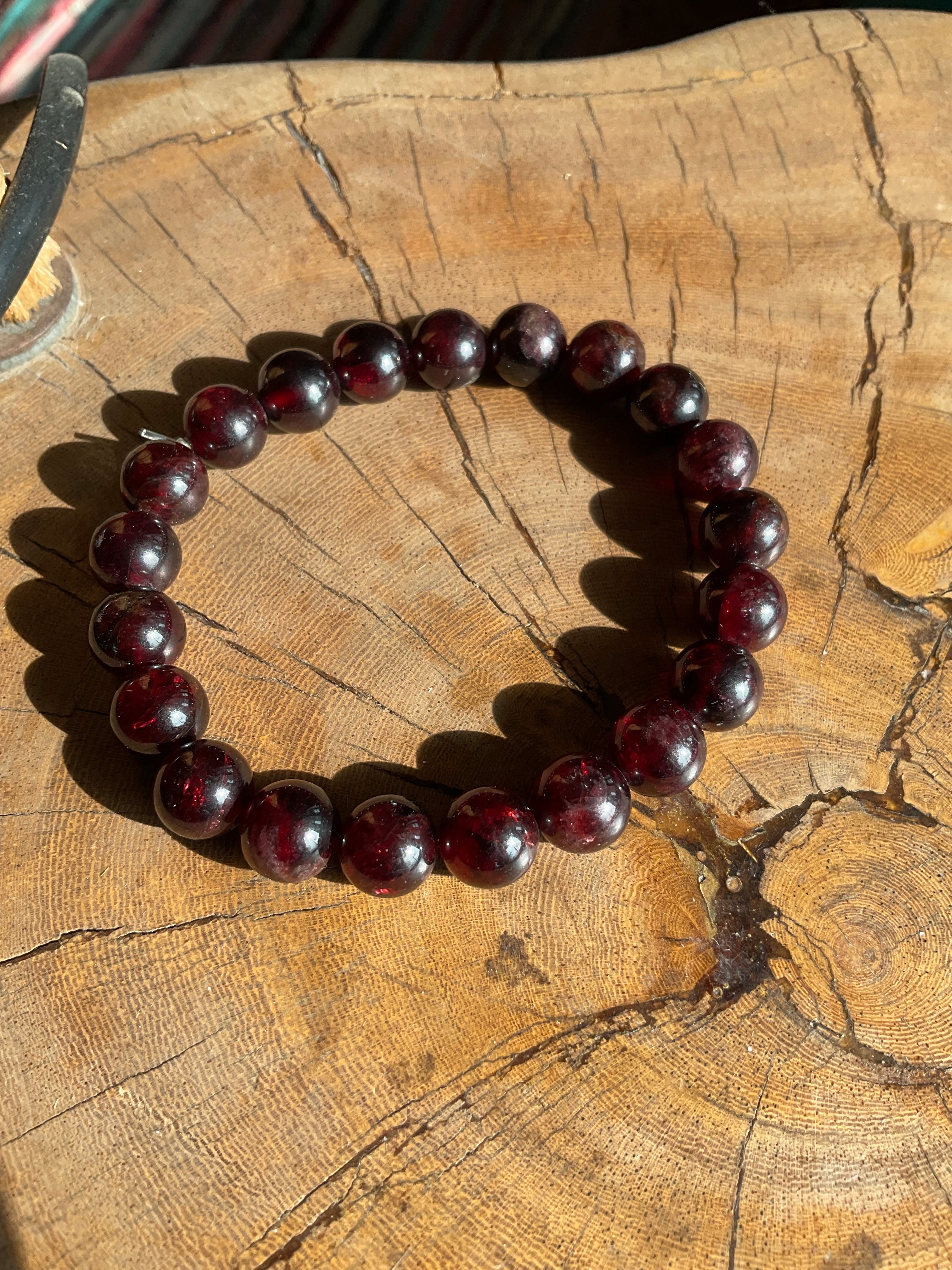 Garnet bracelet