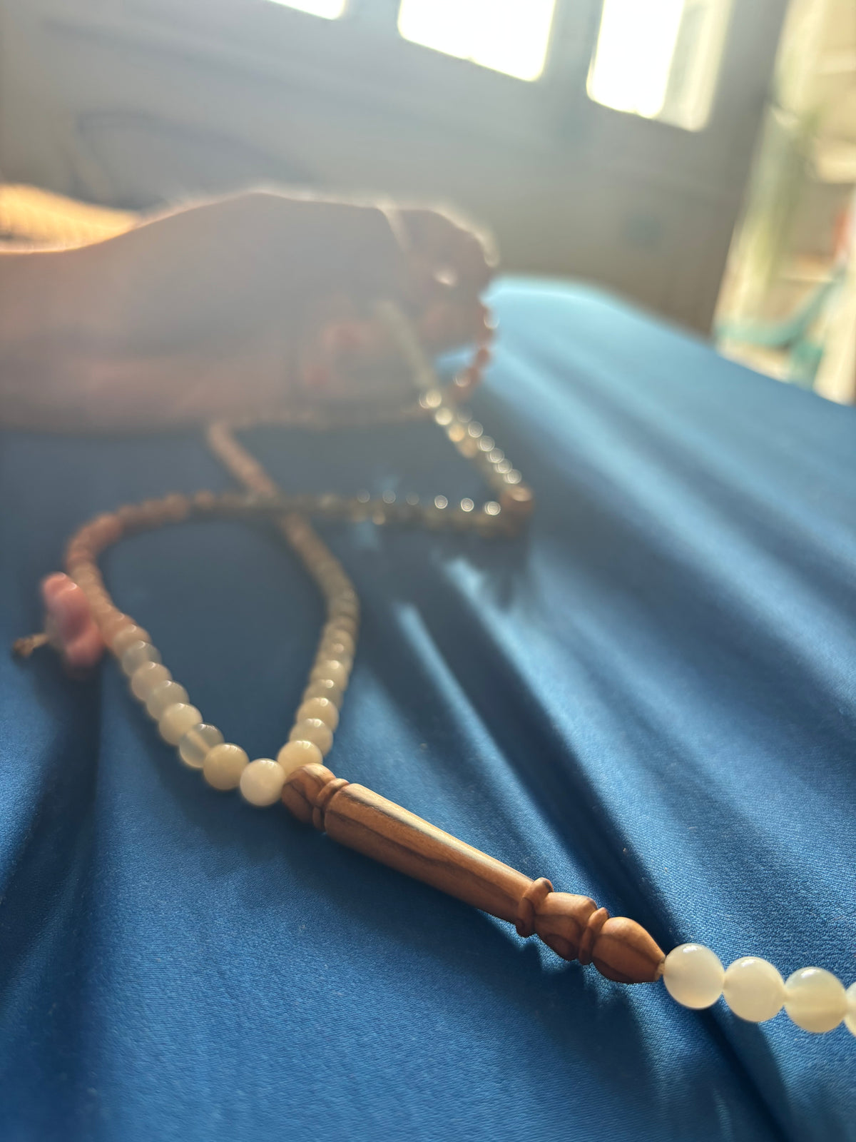 Moonstone & flowers