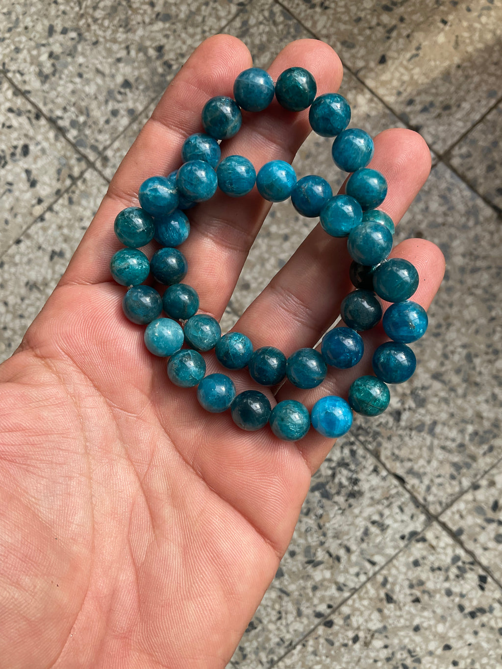 Apatite large bracelet