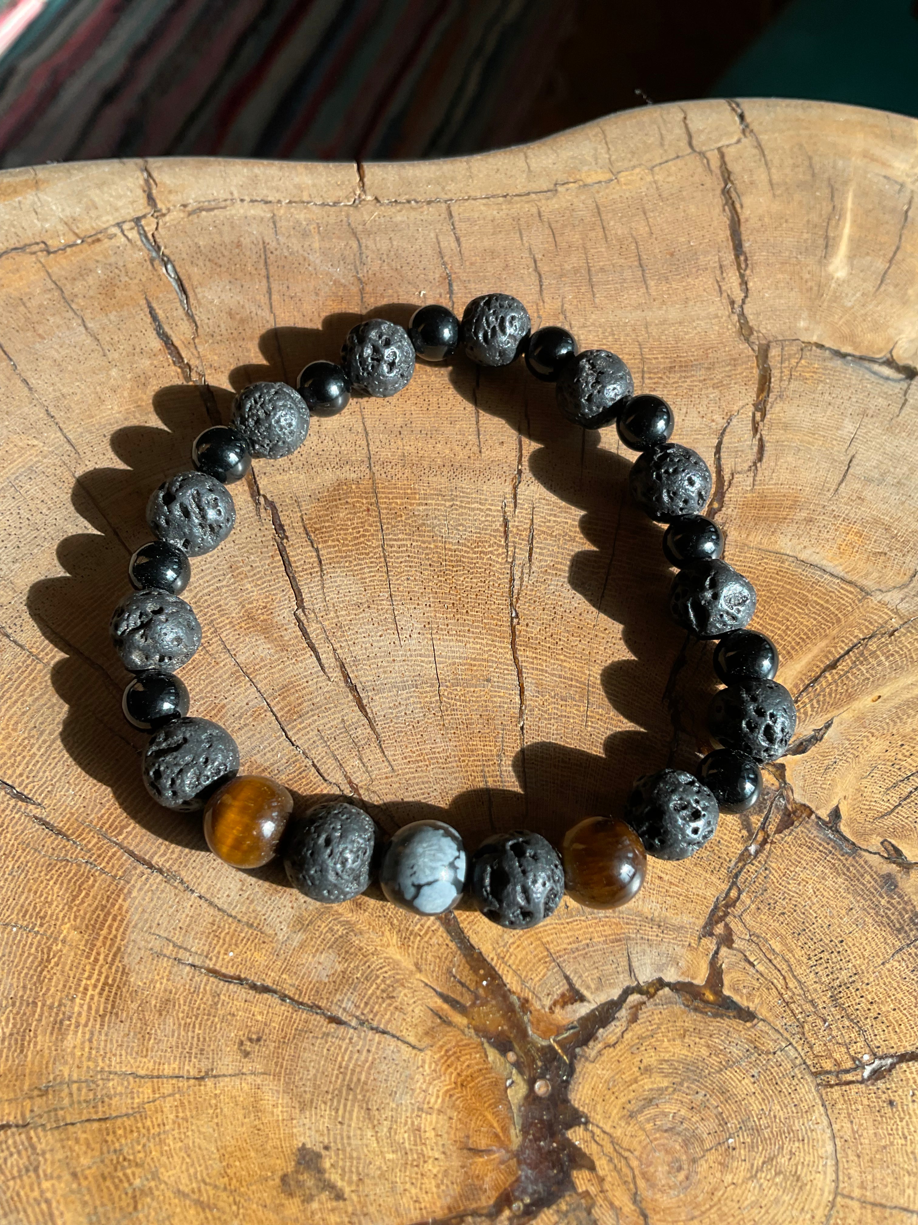 Grounded with tiger eye